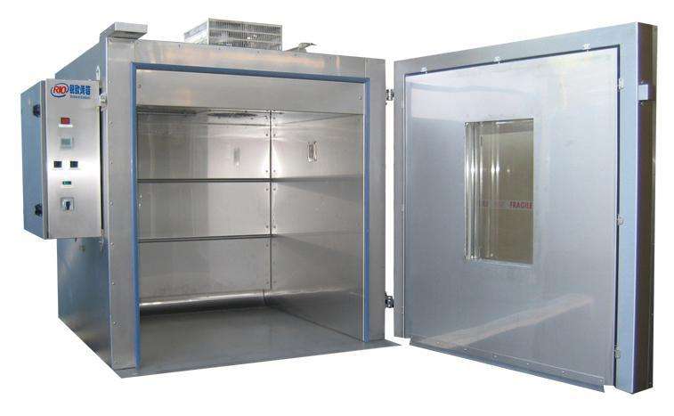 混合后放入烤箱，加溫固化